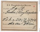 Etiketten zu Quarz (Bergkristall) (NHMW-MIN-Ag176)